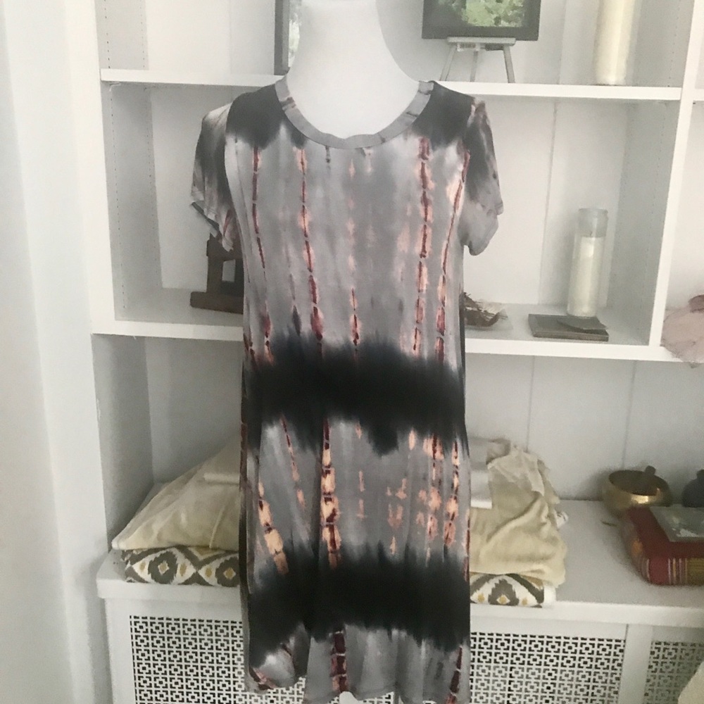 Tie Die Cotton Dress